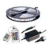 TeknoKapsül Winboss 5mt Rgb Şerit LED Slikonlu Adaptör Uzaktan Kumanda Tak Çalıştır
