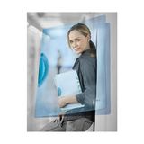 TeknoKapsül Wow A4 Colorclip Sıkıştırmalı Dosya, Kırmızı, 30 A4 Sayfa Kapasiteli, Esnek Plastik, 41740025