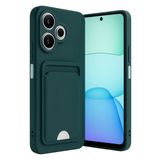 TeknoKapsül Xiaomi Redmi 13 4g Kılıf Kelvin Kartvizitli Silikon - Koyu Yeşil MP-K4690