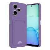 TeknoKapsül Xiaomi Redmi 13 4g Kılıf Kelvin Kartvizitli Silikon - Lila MP-K4687