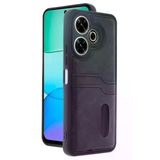 TeknoKapsül Xiaomi Redmi 13 4G Uyumlu Kılıf Sara Kartvizitli Deri Kılıf - Siyah BZ-8683140835910