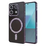 TeknoKapsül Xiaomi Redmi Note 13 Pro 4G Uyumlu Joke Simli Magneticsafe Kılıf - Derin Mor BZ-8683140894962