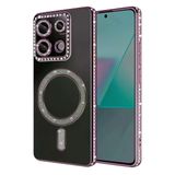 TeknoKapsül Xiaomi Redmi Note 13 Pro 4G Uyumlu Joke Simli Magneticsafe Kılıf - Pembe BZ-8683140895006