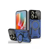 TeknoKapsül Xiaomi Redmi Note 13 Pro 4G Uyumlu Kılıf Joy Lens Standlı Kapak - Lacivert BZ-8683140690236