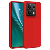 TeknoKapsül Xiaomi Redmi Note 13 Pro 5G Uyumlu Kılıf First Silikon - Kırmızı BZ-8683140713492