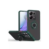 TeknoKapsül Xiaomi Redmi Note 13 Pro 5G Uyumlu Kılıf Montreal Yüzüklü Silikon Kapak - Yeşil BZ-8683140826543