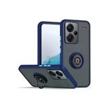 TeknoKapsül Xiaomi Redmi Note 13 Pro Plus Uyumlu Kılıf Montreal Yüzüklü Silikon Kapak - Lacivert BZ-8683140826604
