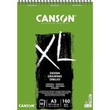 TeknoKapsül Xl Draw Eskiz Resim Defteri, Spiralli, 50 Sayfa, A3, 160G