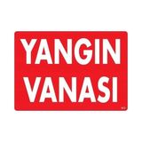 TeknoKapsül Yangın Vanası Uyarı Levhası 25X35 KOD:873