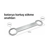 TeknoKapsül Yapi Mutfak Lavabo Banyo Bataryası 35 Lik Ayaklı Kartuş Sökme Takma Anahtarı