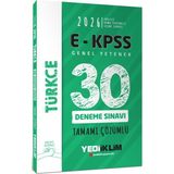 TeknoKapsül Yediiklim 2026 E Kpss Tüm Adaylar Için Genel Yetenek Türkçe Tamamı Çözümlü 30 Deneme Sınavı