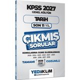 TeknoKapsül Yediiklim 2027 Kpss Genel Kültür Tarih Konularına Göre Tamamı Çözümlü Son 11 Yıl Çıkmış Sorular