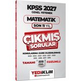 TeknoKapsül Yediiklim 2027 Kpss Genel Yetenek Matematik Konularına Göre Tamamı Çözümlü Son 11 Yıl Çıkmış Sorular