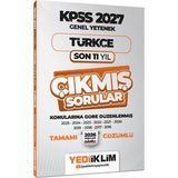 TeknoKapsül Yediiklim 2027 Kpss Genel Yetenek Türkçe Konularına Göre Tamamı Çözümlü Son 11 Yıl Çıkmış Sorular