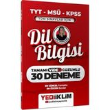 TeknoKapsül Yediiklim 2027 Tyt Msü Kpss Dil Bilgisi Tamamı Video Çözümlü Tüm Sınavlar Için 30 Deneme