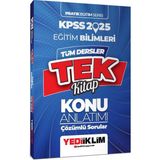 TeknoKapsül Yediiklim Kpss 2025 Pratik Eğitim Serisi Tüm Dersler Eğitim Bilimleri Tek Kitap Konu Anlatımı Soru Ilaveli - Option-1