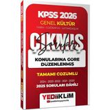 TeknoKapsül Yediiklim Yayınları 2026 Kpss Genel Kültür Konularına Göre Düzenlenmiş Tamamı Çözümlü Çıkmış Sorular