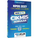 TeknoKapsül Yediiklim Yayınları 2027 Kpss Genel Yetenek Genel Kültür Son 4 Yıl Tamamı Çözümlü Çıkmış Sorular