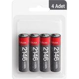 TeknoKapsül Yesido YP88 4 Adet Şarj Edilebilir Yüksek Verimli 1430 Mah 1.5V Aa Pil - Siyah