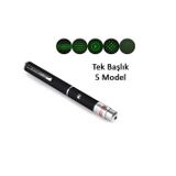 TeknoKapsül Yeşil Lazer Pointer 3000 Mw 15 Km Etkili (tek Başlık 5 Model) CC-CPELX1418