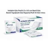 TeknoKapsül Yetişkin Göz Pedi 6.5 x 9.5 cm Steril Göz Bandı Yapışkanlı Göz Kapama Pedi 50 Adet 1 Kutu BZ-3MTYWMDK4NTA3OQ