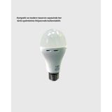 TeknoKapsül Yüksek Işık Güçlü Şarjlı LED Ampul E27 30W Enerji Tasarruflu