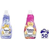 TeknoKapsül Yumoş Uzman Kırışıklık Karşıtı 50 Yıkama Konsantre Çamaşır Yumuşatıcısı (1 x 1200 Ml)(1) Yumoş Uzma - 1,2 lt