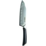TeknoKapsül Zyliss E920271 Comfort Pro Santoku Bıçağı | 18 Cm/7 Inç | Alman Paslanmaz Çelik | Siyah Saplı | Profesyonel Mutfak Bıçağı/sebze Bıçağı/doğrama Bıçağı | Bulaşık Makinesinde Yıkanabilir | 25 Yıl