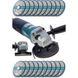 Teknoloji 1800 W Bakır Sargılı 115 mm Avuç Içi Spiral Kesme ve Taşlama Makinası 20 Taş Hediyeli