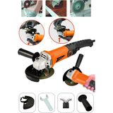 Teknoloji Bakır Sargılı LGW1500T W 115 mm Devir Ayarlı Spiral Avuç Içi Kesme ve Taşlama Makinası