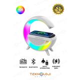Teknoloji Gelsin Akıllı Gece Lambası Speaker Bluetooth Hoparlör Kablosuz Şarj Rgb Masa Lambası Yatak Odası Dekor 3in1