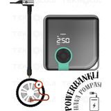 Teknoloji Gelsin Hava Pompası Şarjlı Taşınabilir Basınç Göstergeli Kompresör Powerbank Lastik Şişirme Pompa ElFenerli