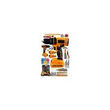 Teknoloji Lg999 Darbeli 100 Pcs Set Li-On 2X Akülü Çelik Şanzuman Hızlı Sarjlı Akülü Vidalama Matkap