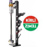 Teknolojico Online Shopping Dyson Uyumlu Dikey Süpürge Standı Siyah Renk Dyson V15 - V12 - V11 - V10 - V8 Modellere Uyumlu