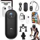 TeknolojiSA H.264 1080P Mini Aksiyon Kamerası Hd Spor Kamerası, Dijital Görüntü Sabitleme, Otomatik Pozlama - Siyah