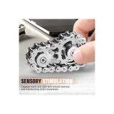 teknom Tank paleti şeklinde stres çarkı stres oyuncağı metal stres çarkı