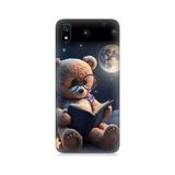Teknomeg Xiaomi Redmi 7A Uyumlu Kitap Okuyan Sevimli Ayı Tedy Desenli Silikon Kılıf