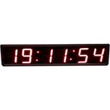 Teknomerkez 76 mm Displayli Saniyeli Dijital Saat Derece Kasa: 17X50 cm