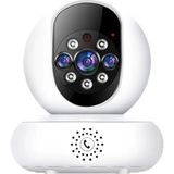 Teknomila 1080P Çift 2.4/5g Wifi Ip Kamera Akıllı Ev Güvenlik Cctv Sistemi Hareket Izleme Sesli Interkom Mobil Uzaktan Görüşme