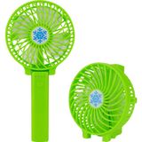 Teknomila 3 Kademeli Şarjlı Mini Fan Masa Üstü Vantilatörü USB Soğutucu Sessiz El Fan Bükülebilir Fan - Yeşil