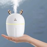 Teknomila Hava Nemlendirici Buhar Makinası LED Işıklı Aroma Nemlendirici Geyik - Beyaz