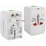 Teknomila Seyahat Universal Çoklu Priz Adaptörü Akım Korumalı 10A 250V - Beyaz