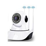 Teknomila Wifi Kablosuz 3 Antenli Ip Bebek Ses Dinleme Ve Hırsız Alarm Güvenlik Kamerası