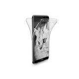 TEKNOMODA Huawei Mate 10 Pro 360 Derece Kılıf Silikon Şeffaf Ön Arka ile uyumlu
