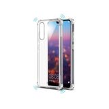 TEKNOMODA Huawei P20 Lite Anti Şok Darbe Emici Şeffaf Silikon Kılıf ile uyumlu