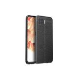 TEKNOMODA Oppo A73 Kılıf Deri Görünümlü Slim Silikon ile uyumlu