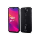 TEKNOMODA Oppo A9 2020 Kılıf Logo Yeri Açık Kamera Lens Korumalı Renkli Kenarlı Şeffaf Silikon ile uyumlu