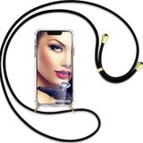 Teknomoda Oppo Ax7 Şeffaf Boyun - Omuz Askılı Köşe Korumalı Ipli Kılıf