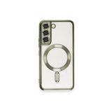 Teknomoda Samsun Galaxy S23 PLUS Kılıf Kamera Lens Korumalı Renkli Magsafe Şeffaf Kapak