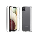 Teknomoda Samsung Galaxy M12 360 Kılıf Şeffaf Ön Arka Korumalı Silikon